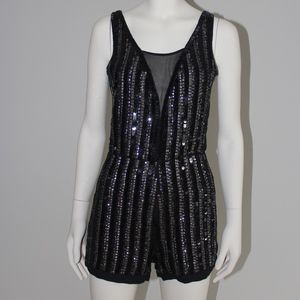 Sequin Short Romper